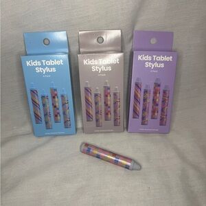 🖍️ Kids Tablet Stylus Crayon Set – 4 Pack